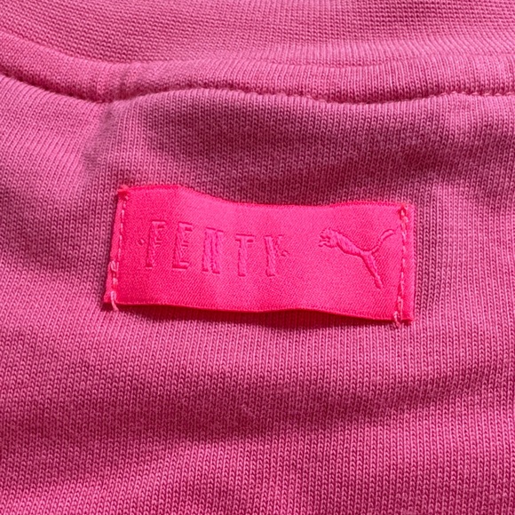 FENTY x PUMA by Rihanna Collection Pink Tee, Size XS - Picture 3 of 4